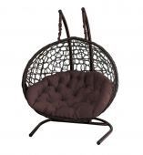 кресло-кокон магна коричневое с подушкой двухместн купить, цена, фото, описание, характеристики, инструкция, отзывы, недорого купить, скидка, официальный сайт, магазин, самара, заказать