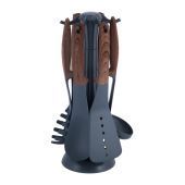 набор кухонных приборов под дерево 6 шт +подставка купить, цена, фото, описание, характеристики, инструкция, отзывы, недорого купить, скидка, официальный сайт, магазин, самара, заказать