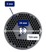 матрица для гранулятора steadfast 124*24*4 мм купить, цена, фото, описание, характеристики, инструкция, отзывы, недорого купить, скидка, официальный сайт, магазин, самара, заказать