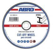 круг отрезной по металлу 230х2,5х22,23 abro купить, цена, фото, описание, характеристики, инструкция, отзывы, недорого купить, скидка, официальный сайт, магазин, самара, заказать