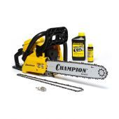 бензопила champion 237-16 + цепь, масло, свеча купить, цена, фото, описание, характеристики, инструкция, отзывы, недорого купить, скидка, официальный сайт, магазин, самара, заказать