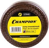 леска champion magic 3.0мм* 56м (витой квадрат) купить, цена, фото, описание, характеристики, инструкция, отзывы, недорого купить, скидка, официальный сайт, магазин, самара, заказать