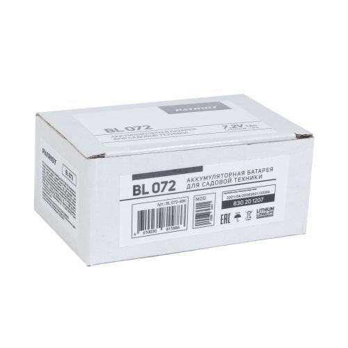 аккумулятор patriot bl072 7.2в 2,0ач купить, цена, фото, описание, характеристики, инструкция, отзывы, недорого купить, скидка, официальный сайт, магазин, самара, заказать