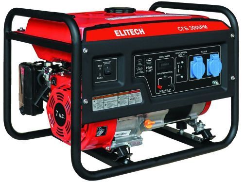 бензогенератор elitech сгб 3000рм купить, цена, фото, описание, характеристики, инструкция, отзывы, недорого купить, скидка, официальный сайт, магазин, самара, заказать