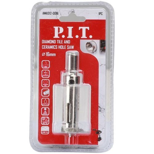 коронка алмазная по керамике pit 16x70 мм купить, цена, фото, описание, характеристики, инструкция, отзывы, недорого купить, скидка, официальный сайт, магазин, самара, заказать