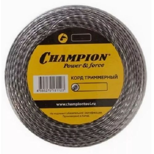 леска champion tri-twist 3.0мм*12м витой треугол купить, цена, фото, описание, характеристики, инструкция, отзывы, недорого купить, скидка, официальный сайт, магазин, самара, заказать