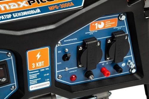 бензогенератор maxpiler mpg-3000a купить, цена, фото, описание, характеристики, инструкция, отзывы, недорого купить, скидка, официальный сайт, магазин, самара, заказать
