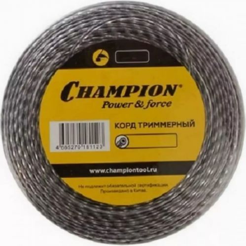 леска champion tri-twist 3.0мм*50м вит.треуг+нож купить, цена, фото, описание, характеристики, инструкция, отзывы, недорого купить, скидка, официальный сайт, магазин, самара, заказать