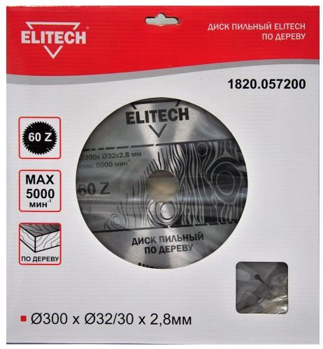 диск пильный 300x30x60z elitech 1820.057200 купить, цена, фото, описание, характеристики, инструкция, отзывы, недорого купить, скидка, официальный сайт, магазин, самара, заказать