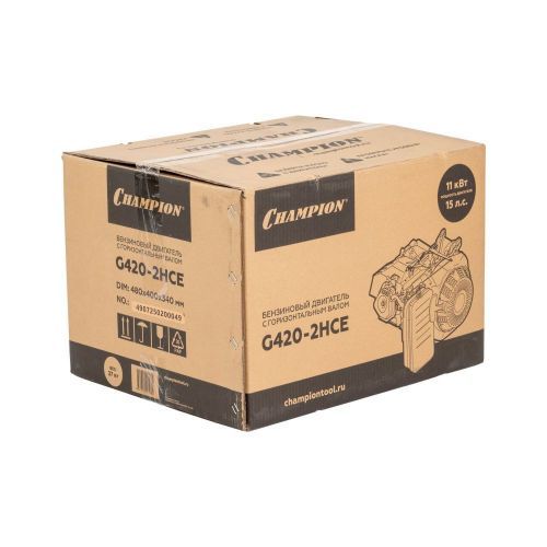 двигатель champion 15лс, 420см3, g420-2hce конус купить, цена, фото, описание, характеристики, инструкция, отзывы, недорого купить, скидка, официальный сайт, магазин, самара, заказать