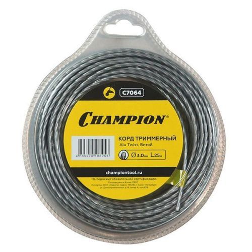 леска champion alu twist 3.0мм*25м (витой) купить, цена, фото, описание, характеристики, инструкция, отзывы, недорого купить, скидка, официальный сайт, магазин, самара, заказать