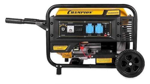 бензогенератор champion gg3200ew колеса, эл.старт купить, цена, фото, описание, характеристики, инструкция, отзывы, недорого купить, скидка, официальный сайт, магазин, самара, заказать
