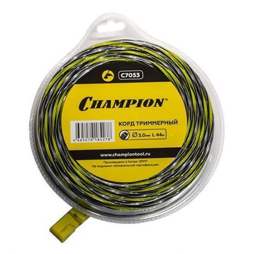 леска champion tornado 3.0мм*44м витой квадрат купить, цена, фото, описание, характеристики, инструкция, отзывы, недорого купить, скидка, официальный сайт, магазин, самара, заказать