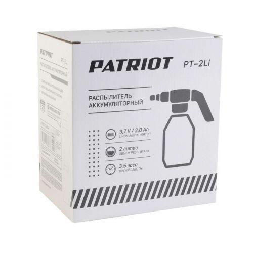 опрыскиватель patriot pt-2li аккумуляторный, 2л купить, цена, фото, описание, характеристики, инструкция, отзывы, недорого купить, скидка, официальный сайт, магазин, самара, заказать