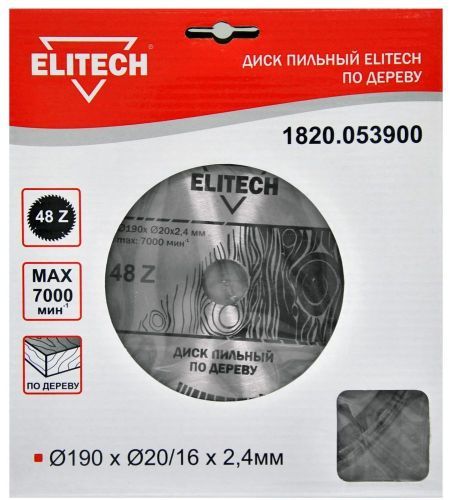 диск пильный 190x16x48z elitech 1820.053900 купить, цена, фото, описание, характеристики, инструкция, отзывы, недорого купить, скидка, официальный сайт, магазин, самара, заказать