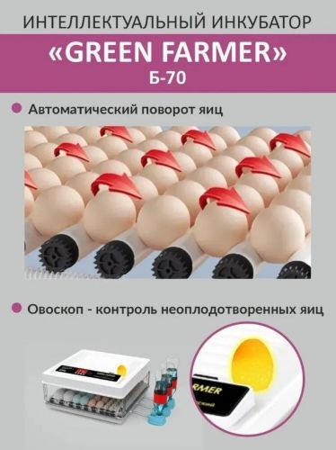 инкубатор green farmer б-70 купить, цена, фото, описание, характеристики, инструкция, отзывы, недорого купить, скидка, официальный сайт, магазин, самара, заказать