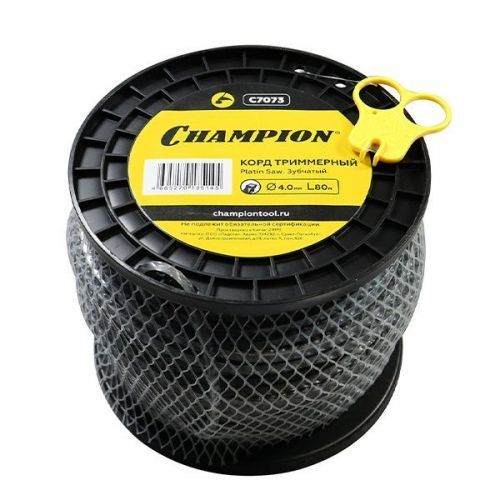 леска champion platin saw 4.0мм*80м (зубчатый) купить, цена, фото, описание, характеристики, инструкция, отзывы, недорого купить, скидка, официальный сайт, магазин, самара, заказать