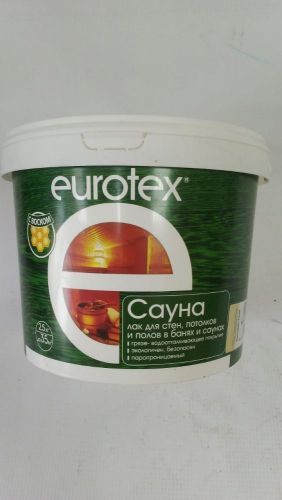 лак защита саун 2,5кг eurotex-сауна рогнеда купить, цена, фото, описание, характеристики, инструкция, отзывы, недорого купить, скидка, официальный сайт, магазин, самара, заказать