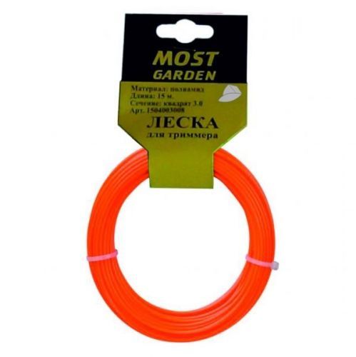 леска most garden 2,0мм * 15 м (квадрат витой) купить, цена, фото, описание, характеристики, инструкция, отзывы, недорого купить, скидка, официальный сайт, магазин, самара, заказать
