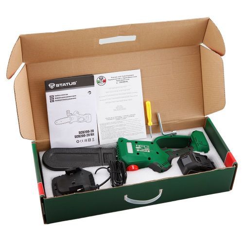 аккумуляторная пила status scb200-20kit купить, цена, фото, описание, характеристики, инструкция, отзывы, недорого купить, скидка, официальный сайт, магазин, самара, заказать
