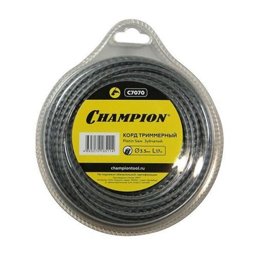 леска champion platin saw 3.5мм*17м (зубчатый) купить, цена, фото, описание, характеристики, инструкция, отзывы, недорого купить, скидка, официальный сайт, магазин, самара, заказать