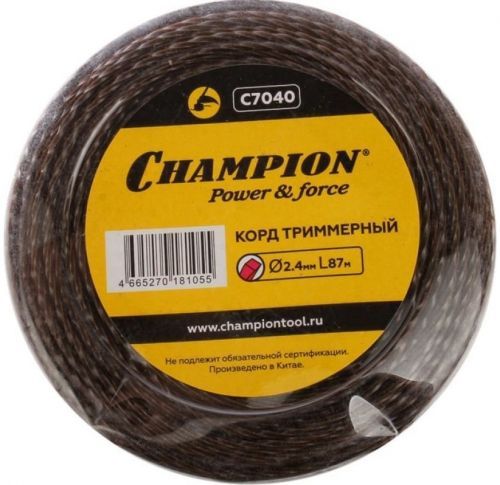 леска champion magic 2.4мм*87м (витой квадрат) купить, цена, фото, описание, характеристики, инструкция, отзывы, недорого купить, скидка, официальный сайт, магазин, самара, заказать