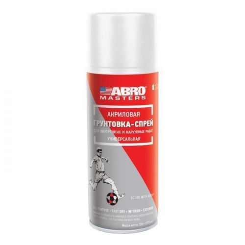 грунтовка-спрей abro masters (белая) купить, цена, фото, описание, характеристики, инструкция, отзывы, недорого купить, скидка, официальный сайт, магазин, самара, заказать