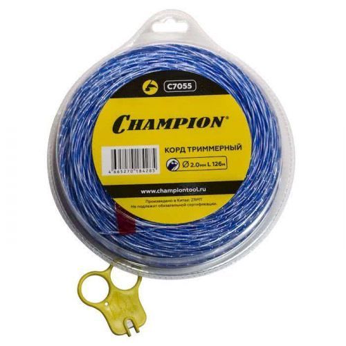 леска champion sky-cutter 2.0мм*126м вит квадр+нож купить, цена, фото, описание, характеристики, инструкция, отзывы, недорого купить, скидка, официальный сайт, магазин, самара, заказать
