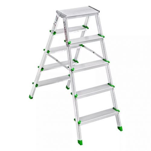 стремянка алюминиевая 5 ст. sarayli двухсторонняя купить, цена, фото, описание, характеристики, инструкция, отзывы, недорого купить, скидка, официальный сайт, магазин, самара, заказать
