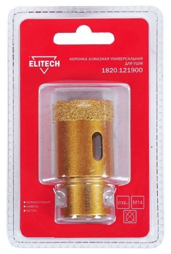 коронка алмазная elitech 1820.121900 32 мм купить, цена, фото, описание, характеристики, инструкция, отзывы, недорого купить, скидка, официальный сайт, магазин, самара, заказать