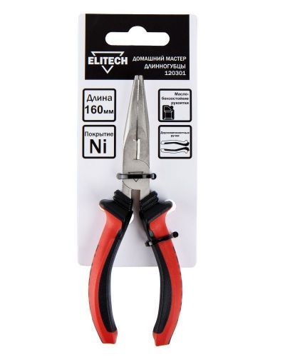 плоскогубцы с удл. губками 160мм elitech дм120301 купить, цена, фото, описание, характеристики, инструкция, отзывы, недорого купить, скидка, официальный сайт, магазин, самара, заказать