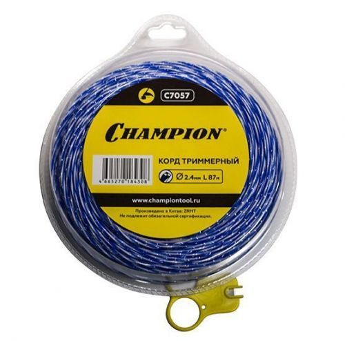 леска champion sky-cutter 2.4мм*87м вит квадр+нож купить, цена, фото, описание, характеристики, инструкция, отзывы, недорого купить, скидка, официальный сайт, магазин, самара, заказать