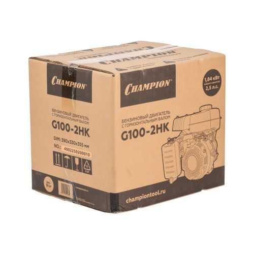 двигатель champion 2,5лс, 94см3, g100-2hk шпонка купить, цена, фото, описание, характеристики, инструкция, отзывы, недорого купить, скидка, официальный сайт, магазин, самара, заказать