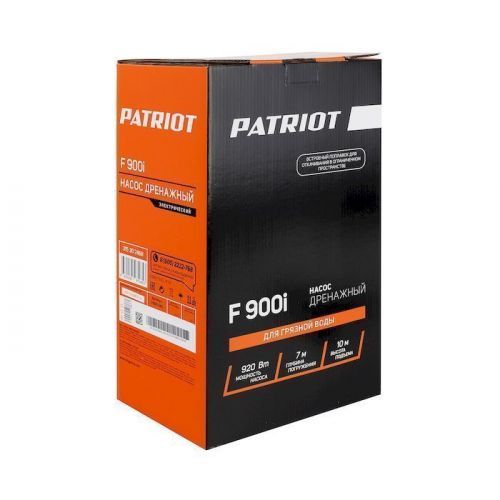 насос дренажный patriot f 900i для грязной воды купить, цена, фото, описание, характеристики, инструкция, отзывы, недорого купить, скидка, официальный сайт, магазин, самара, заказать