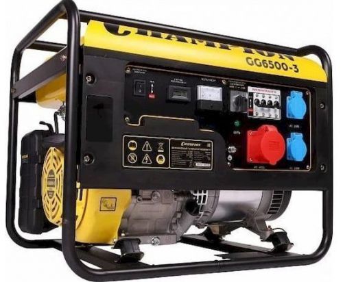 бензогенератор champion gg6500-3 купить, цена, фото, описание, характеристики, инструкция, отзывы, недорого купить, скидка, официальный сайт, магазин, самара, заказать