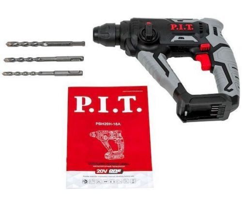 перфоратор pit pbh20h-18a solo без акбизу купить, цена, фото, описание, характеристики, инструкция, отзывы, недорого купить, скидка, официальный сайт, магазин, самара, заказать