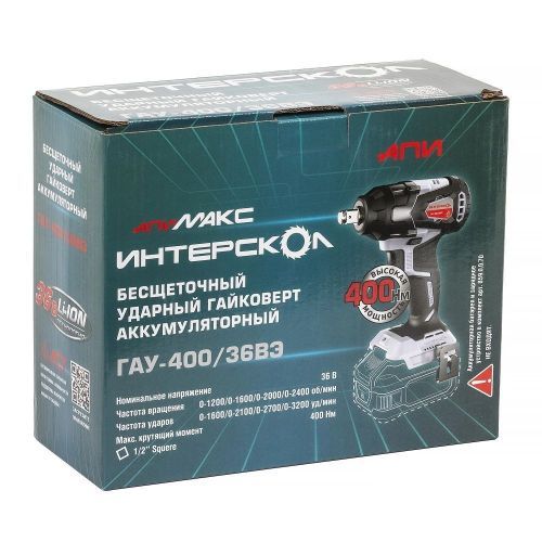 гайковерт интерскол гау-400/36вэ без акбизу апи36 купить, цена, фото, описание, характеристики, инструкция, отзывы, недорого купить, скидка, официальный сайт, магазин, самара, заказать