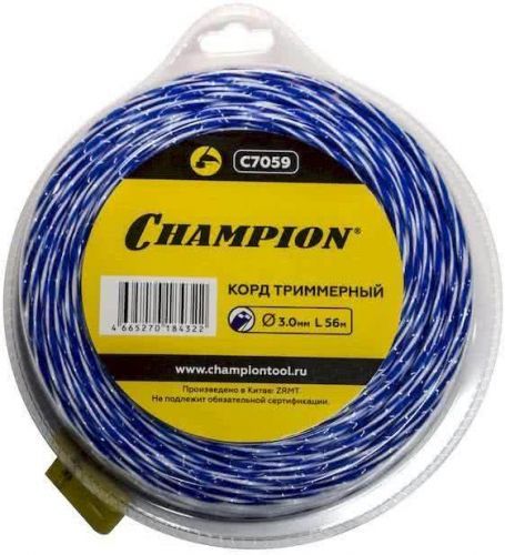 леска champion sky-cutter 3.0мм*56м вит квадр+нож купить, цена, фото, описание, характеристики, инструкция, отзывы, недорого купить, скидка, официальный сайт, магазин, самара, заказать
