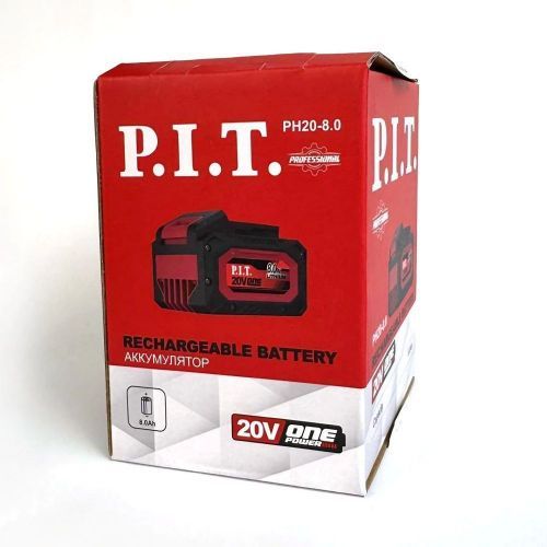 аккумулятор ph20-8.0 pit 20в, 8ач, li-ion купить, цена, фото, описание, характеристики, инструкция, отзывы, недорого купить, скидка, официальный сайт, магазин, самара, заказать