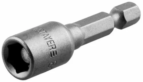 stayer  8 х 48 мм, 1 шт, бита с торцовой головкой, купить, цена, фото, описание, характеристики, инструкция, отзывы, недорого купить, скидка, официальный сайт, магазин, самара, заказать