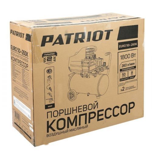компрессор patriot euro 50-260k 5 предметов купить, цена, фото, описание, характеристики, инструкция, отзывы, недорого купить, скидка, официальный сайт, магазин, самара, заказать