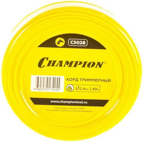 леска champion star 2.4мм* 40м (звезда) купить, цена, фото, описание, характеристики, инструкция, отзывы, недорого купить, скидка, официальный сайт, магазин, самара, заказать