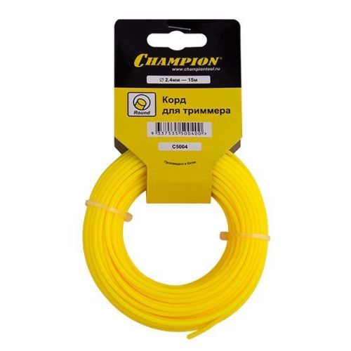 леска champion round 2.4мм *15м (круглый) в мотке купить, цена, фото, описание, характеристики, инструкция, отзывы, недорого купить, скидка, официальный сайт, магазин, самара, заказать