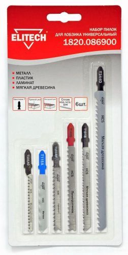 набор пильных полотен 6шт elitech 1820.086900 купить, цена, фото, описание, характеристики, инструкция, отзывы, недорого купить, скидка, официальный сайт, магазин, самара, заказать