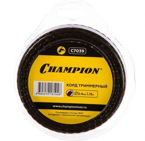 леска champion magic 2.4мм*15м (витой квадрат) купить, цена, фото, описание, характеристики, инструкция, отзывы, недорого купить, скидка, официальный сайт, магазин, самара, заказать